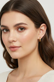 Charming Gold Earring Set