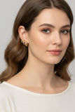 Gold Huggie Hoop Earring Set