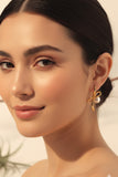 GO Bow And Pearl Drop Earrings