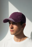 Burgundy Faded Cap