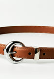 O-Ring Buckle Skinny Belt