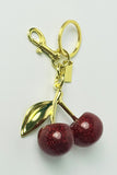 Glitter Cherry Bag Charm