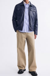 Classic Faux Leather Jacket