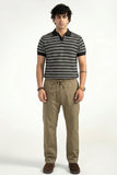 Premium Knitted Stripe Polo