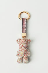 Rhinestone Teddy Bear Bag Charm