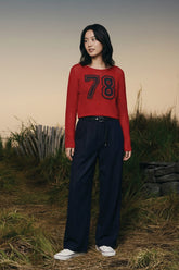 Open-Knit 78 Crop Top