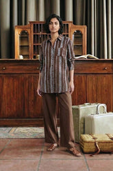 Embroidered Long Shirt