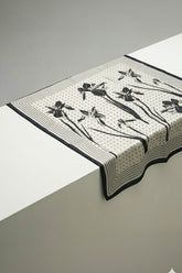 Silk Print Square Scarf