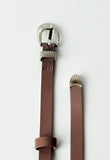 Slim Western Buckle Belt