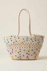 Woven Rope Sprinkle Tote Bag