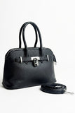 Black Textured HandBag