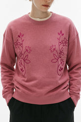 Relaxed Fit Floral Sweatshirt