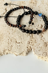 Men's Earth & Fire Stack Bracelet Set