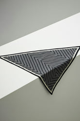 Geometric Silk Scarf