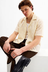 Resort Collar Jacquard Shirt