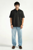 Quarter Placket Linen Shirt