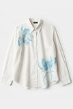 Embroideried Button-Down Shirt