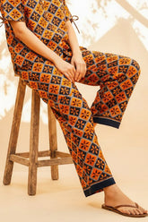Wide Leg Printed Pants
