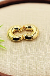 Chunky Hoop Earrings. - GO