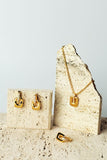 Gold-Toned Rhinestones Jewelry Set