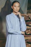 Striped Shirt Dress