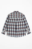 Check Button-Down Crop Shirt