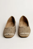 Rhinestone-Embellished Ballet Flats