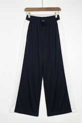 Side Panel Wide-Leg Trousers