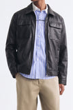 Classic Faux Leather Jacket