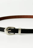 Slim Western Buckle Belt