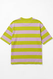 Stripe With Graphic T-Shirt