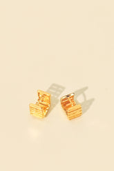 Geometric Stud Earrings. - GO