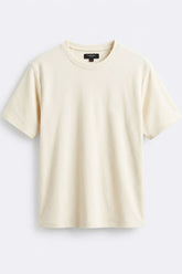 Textured Flowy Short-sleeved T-shirt
