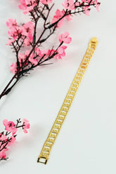 Gold Greek Key Bracelet