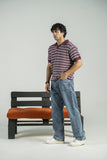 Premium Knitted Stripe Polo
