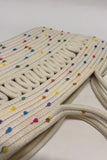 Woven Rope Sprinkle Tote Bag