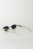Small Oval Rhinestone Sunglasses