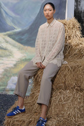 Embroidered Button-Down Shirt