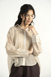 Sheer Textured Shirt