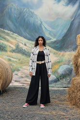 Embroidered Button-Down Shirt