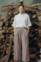 Button Down With Mesh