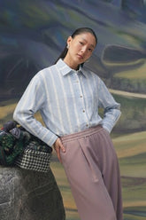 Textured Button-Down Shirt