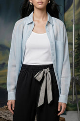 Oversized Button-Down Shirt