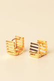 Geometric Stud Earrings. - GO