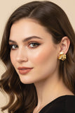 Textured Layered Stud Earrings