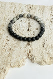 Men's Faux Leather & Beaded Bracelet Set