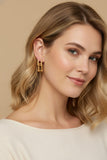 Double U-Link Earrings