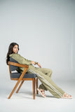 Side Tape Wide-Leg Trousers