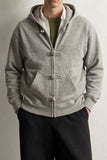 Chinese Knot Button Hoodie