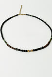 Men's Mixed-Material Beaded Necklace